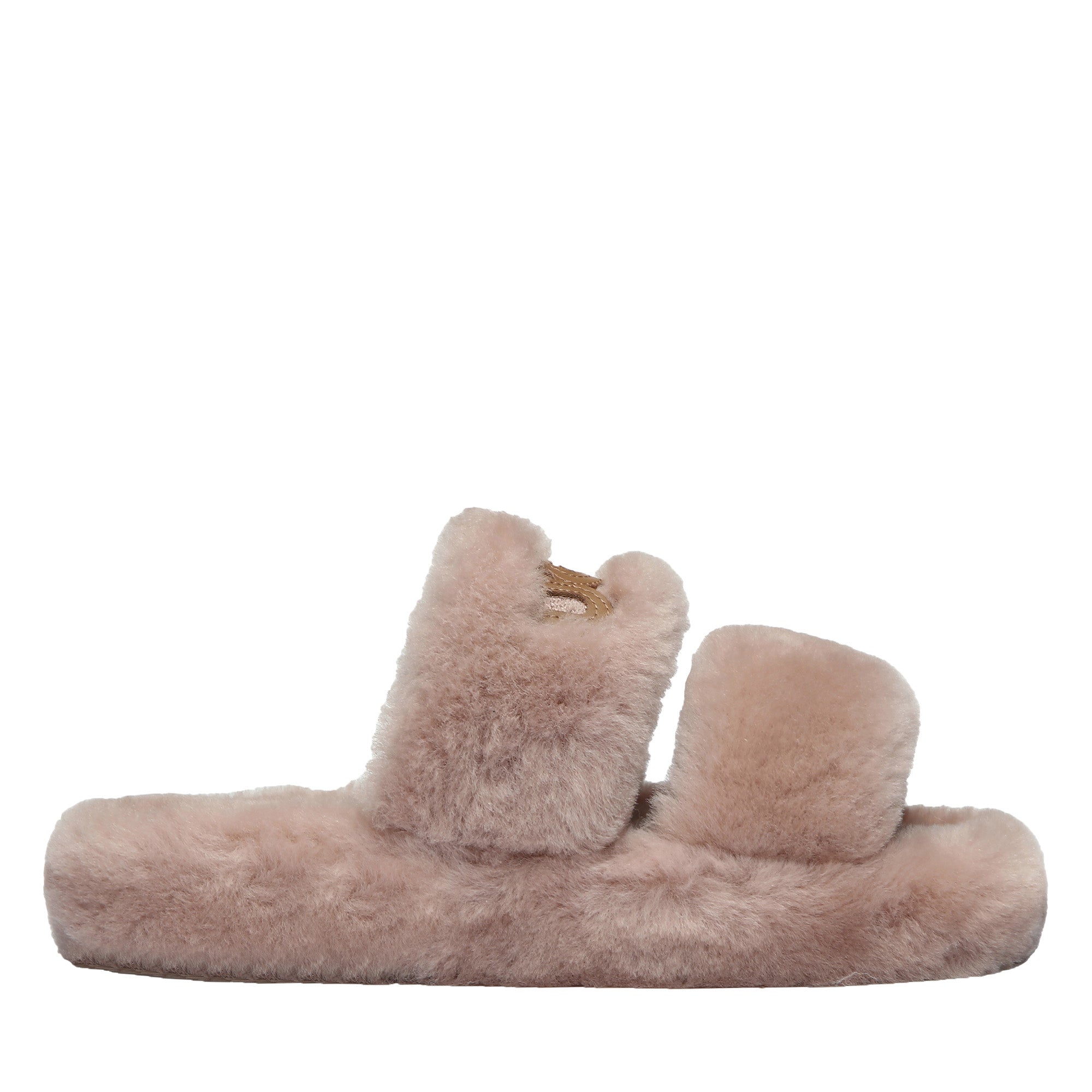 Double Strap Shearling Ugg Slipper