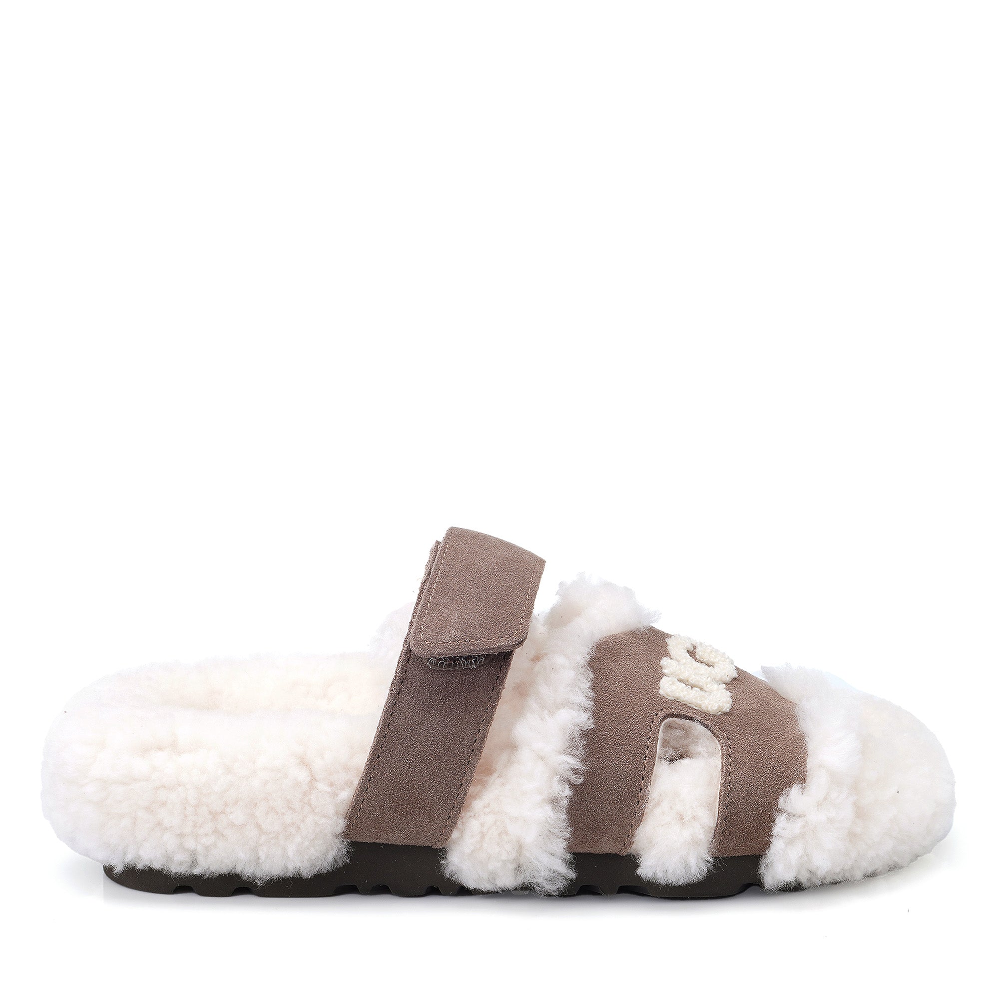 Estela Logo Shearling Ugg Slippers