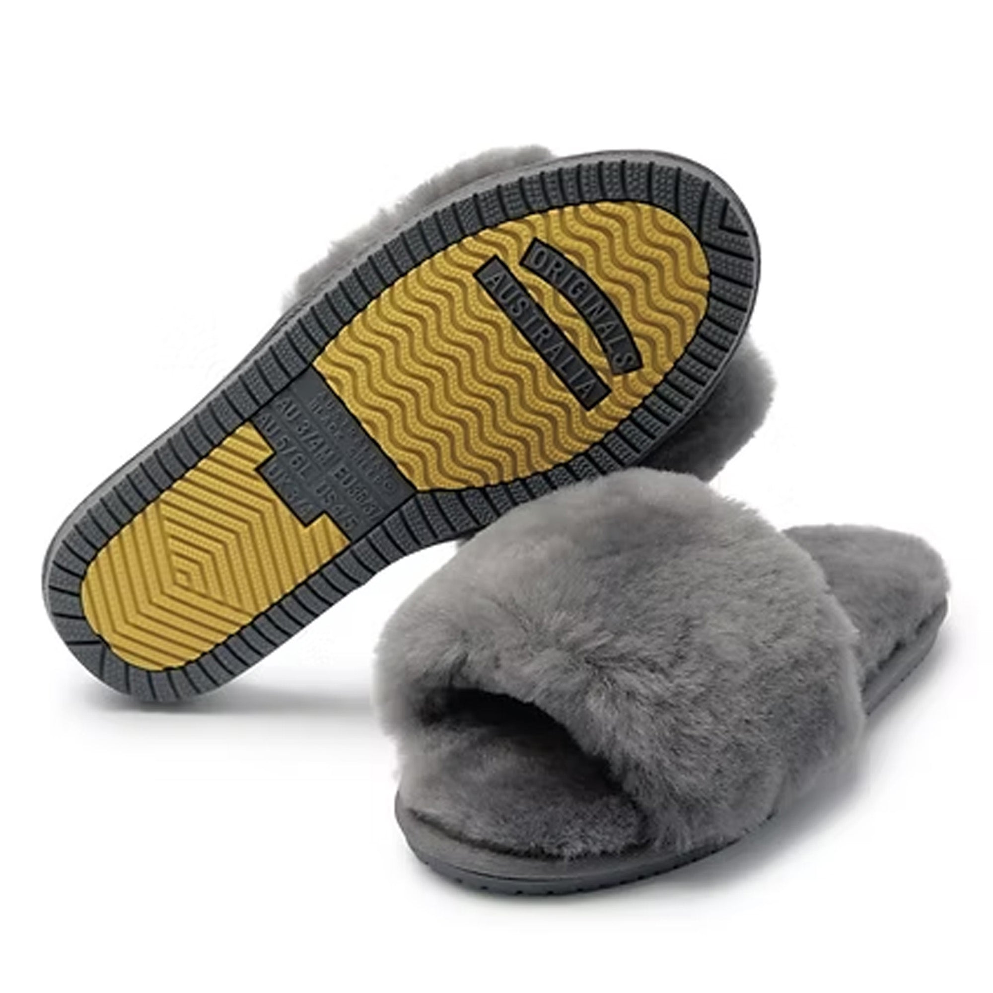Premium Slides Fluffy Uggs