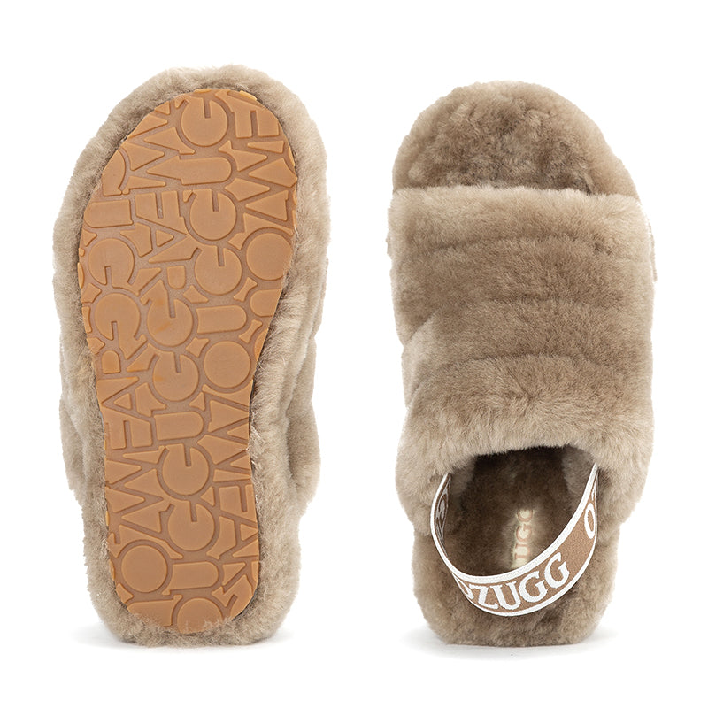 UGG Premium Kids Fluffy Sandals