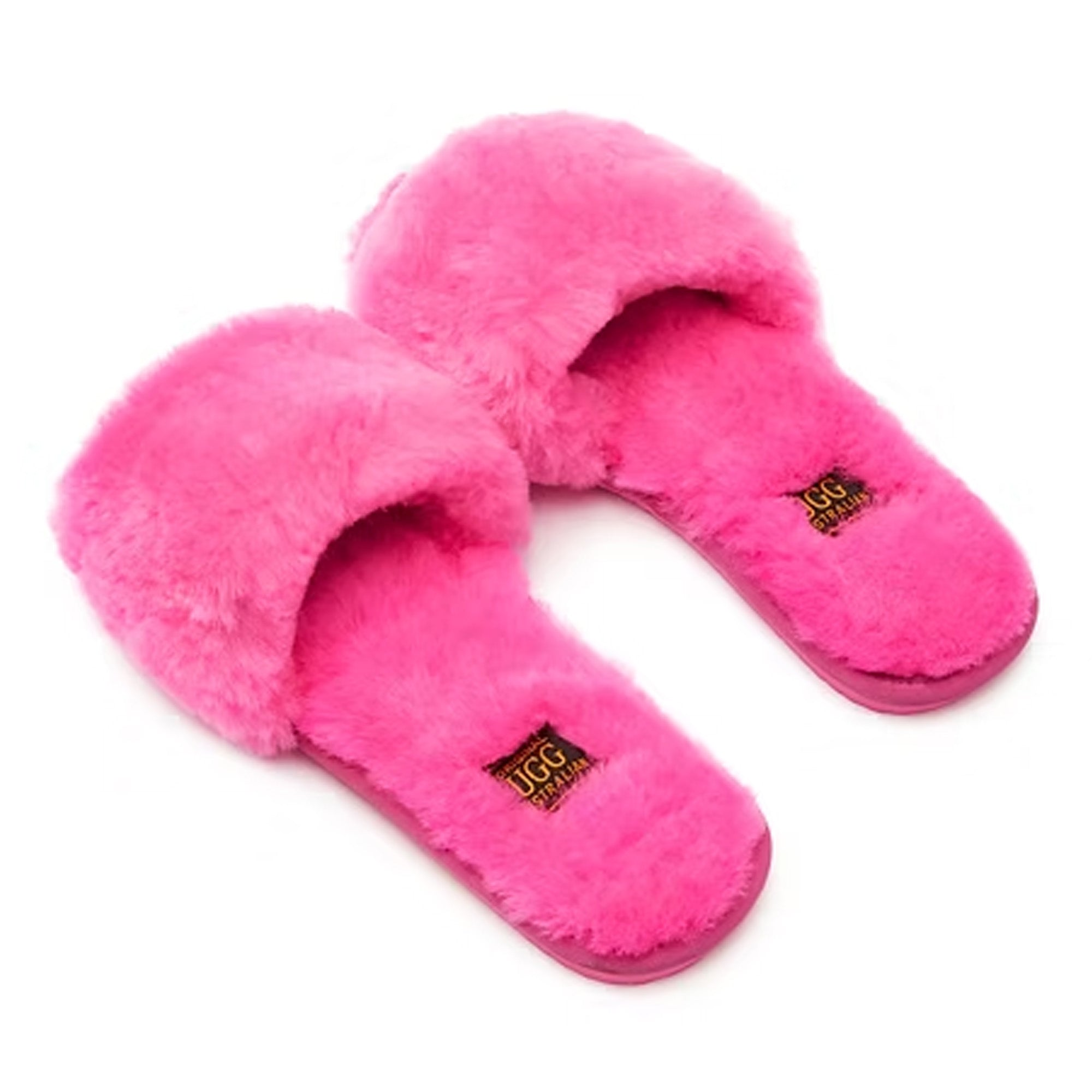 Premium Slides Fluffy Uggs