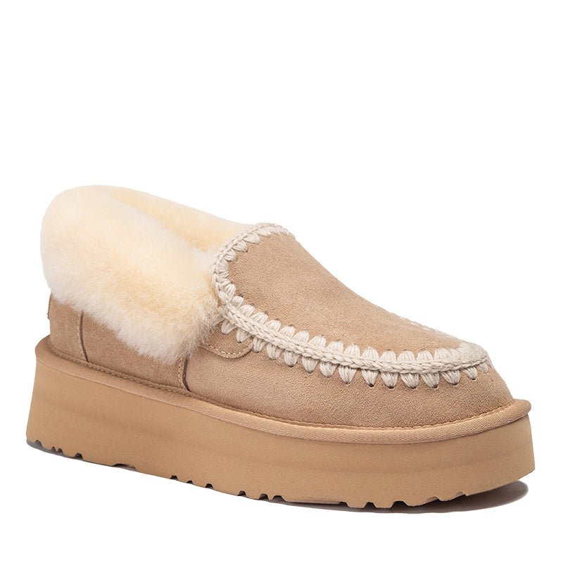 UGG Ankle Platform Moccasins