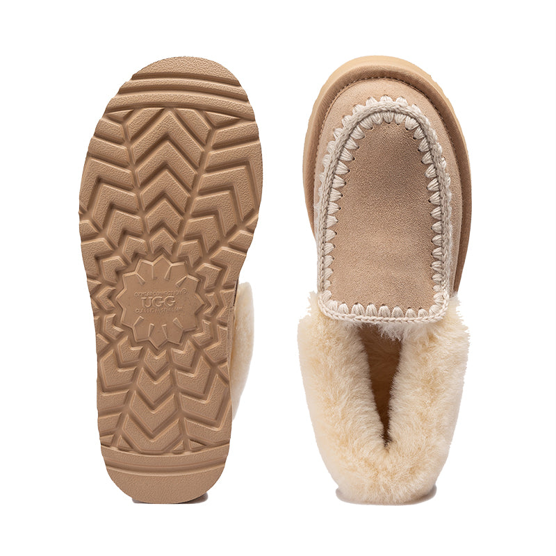 UGG Ankle Platform Moccasins