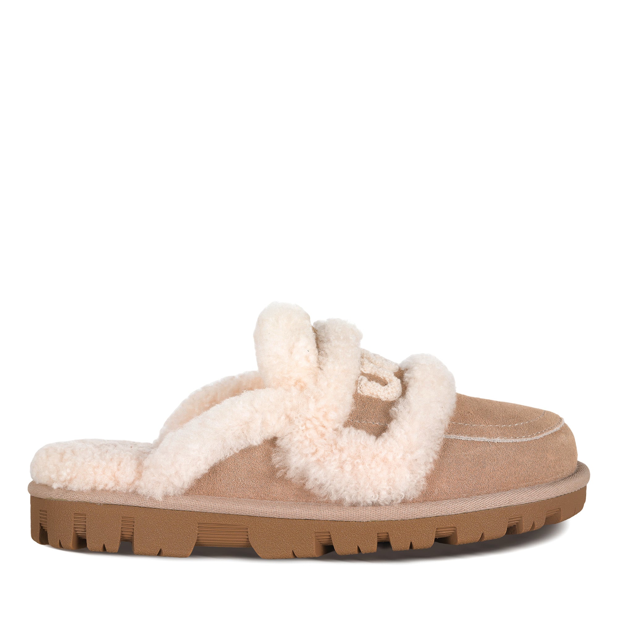 Logo Shearling Ugg Slipper