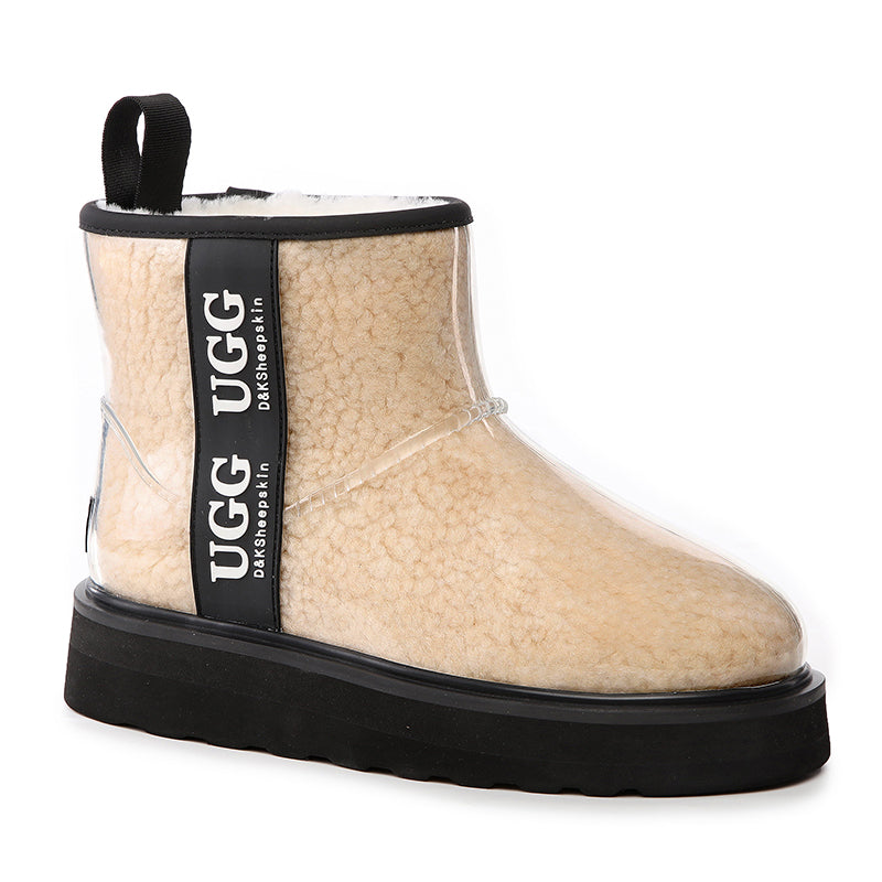 UGG Platinum Coated Rain Boots