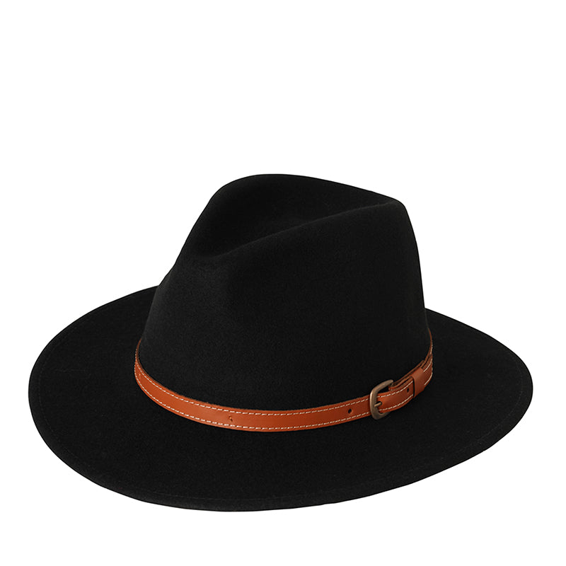 Adventure Felt Hat with Genuine Leather Band