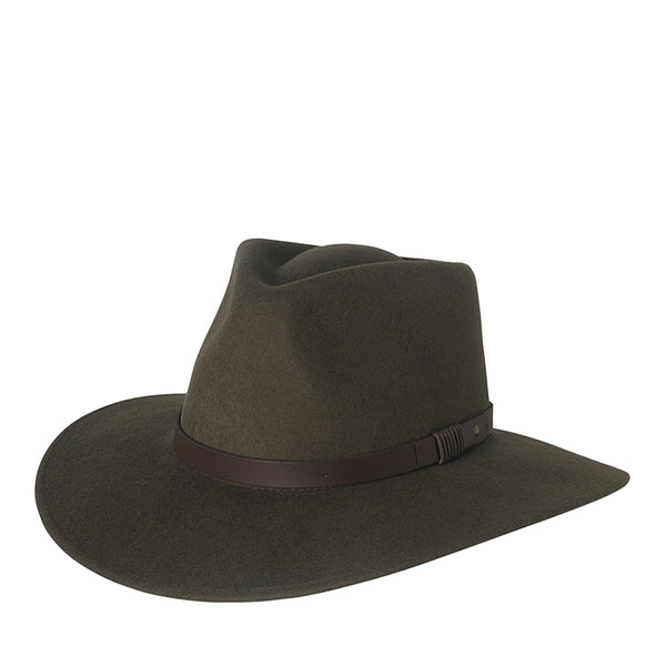 Montana Felt Hat with Genuine Leather Band