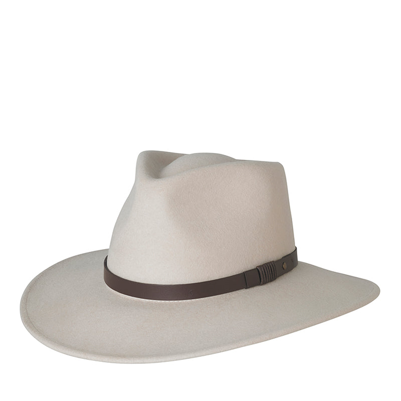 Montana Felt Hat with Genuine Leather Band
