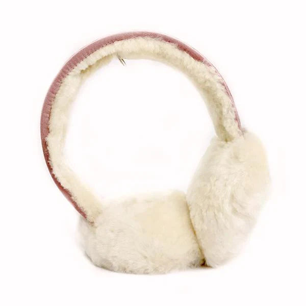 Ugg australia leather clearance shearling ear muffs