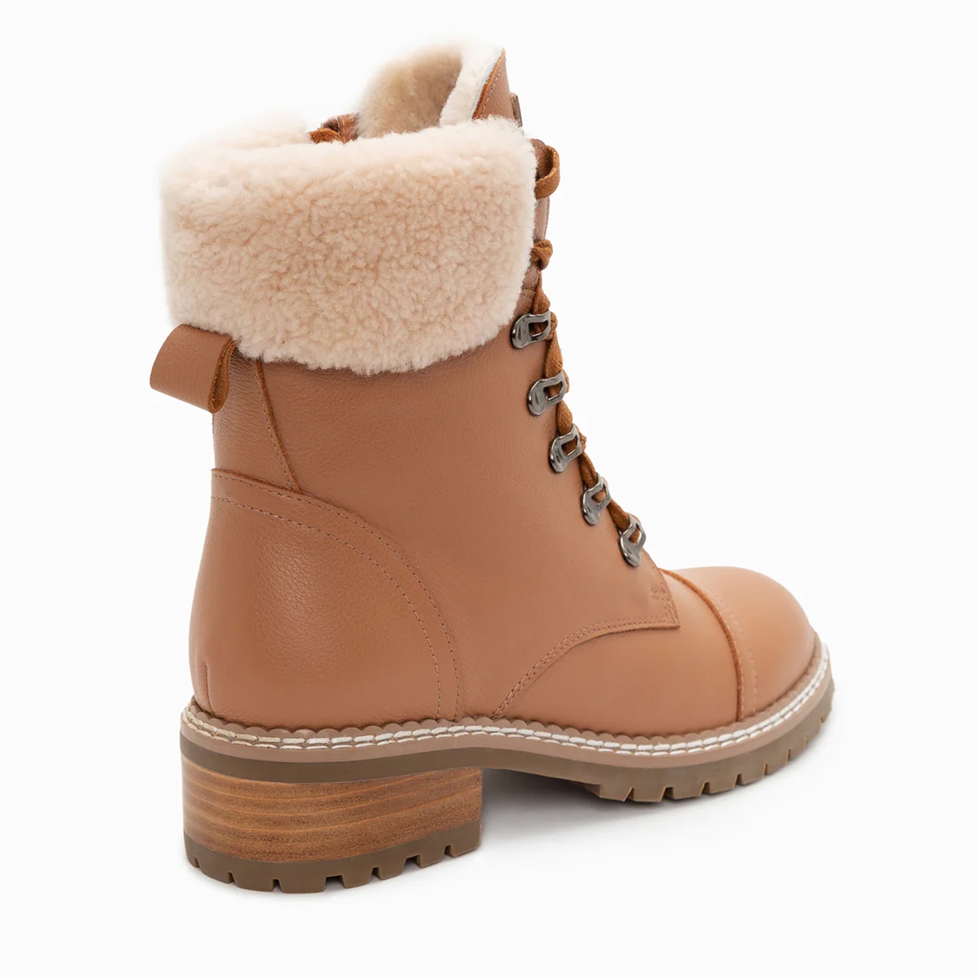 UGG Lyric Lace Up Leather Boots