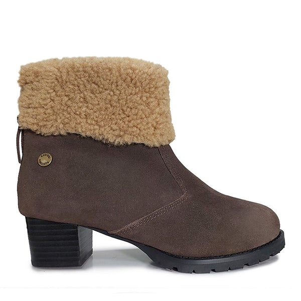 Josephine Curly Wool Sheepskin Boots