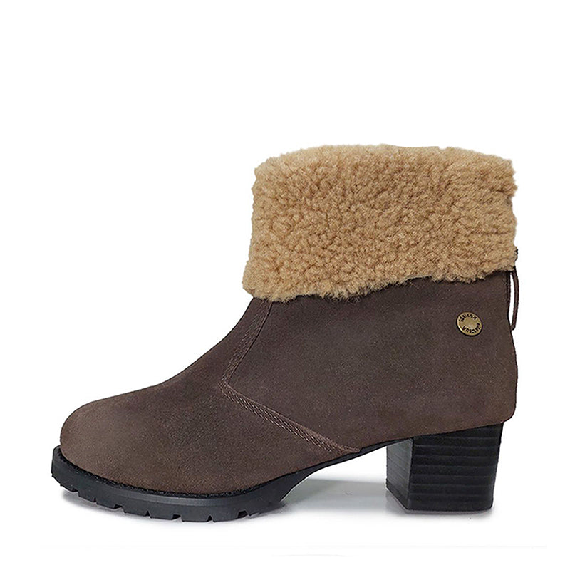 Josephine Curly Wool Sheepskin Boots