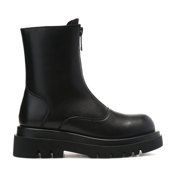 UGG Bianca Front Zip Leather Boots