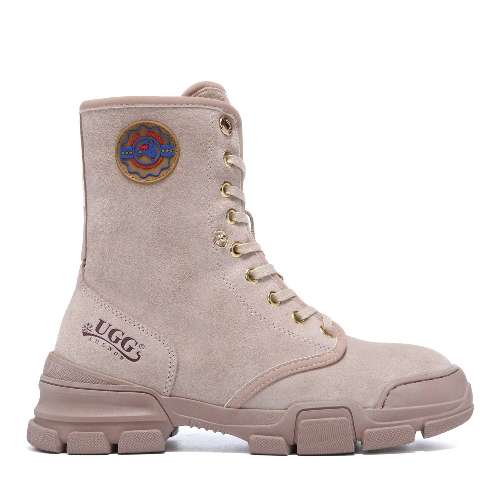 Outdoor Ugg Boots - UGG Jane Lace Up Boots - Original UGG Australia Classic