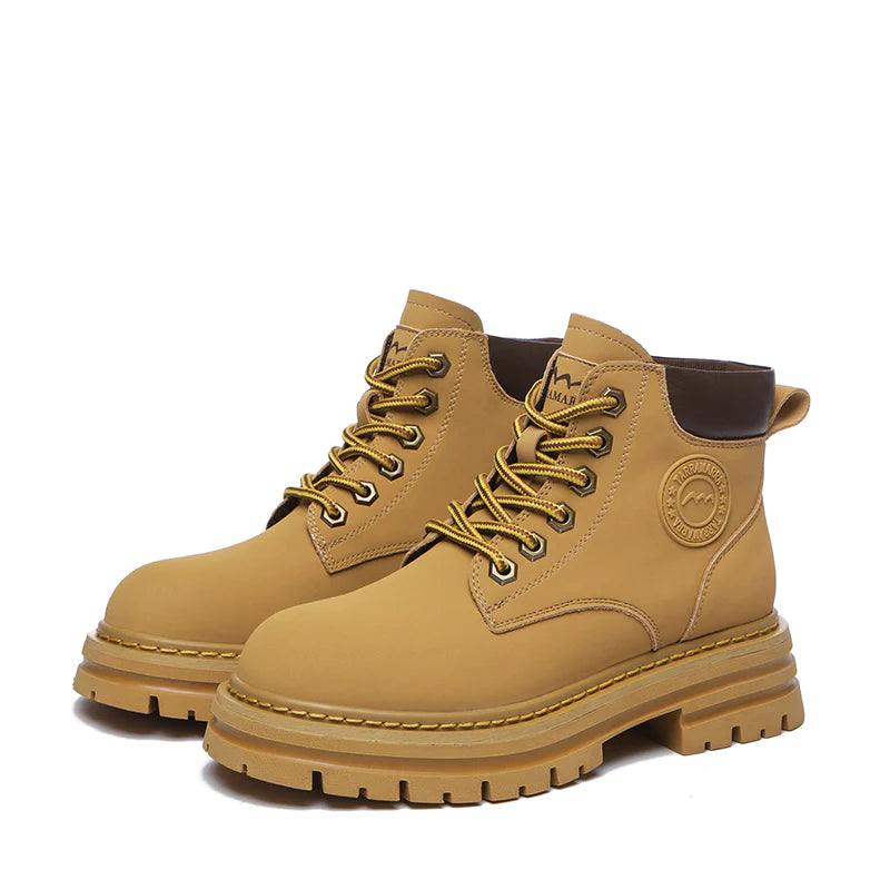 Lace up ankle hiker boots sales