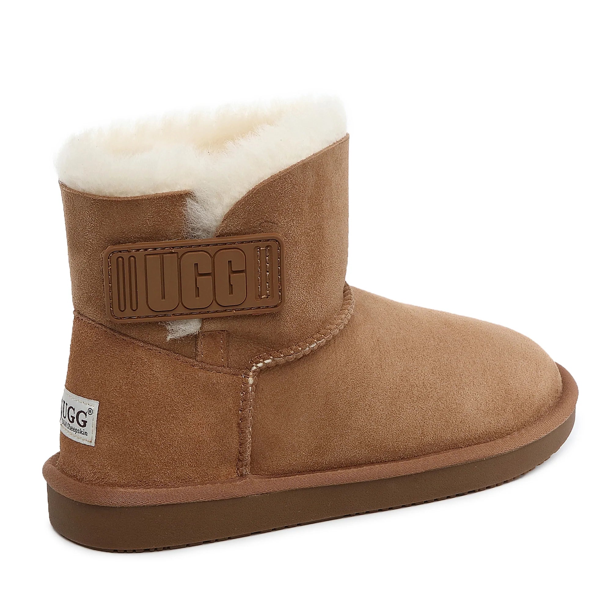 Uggs with fur sales on the side