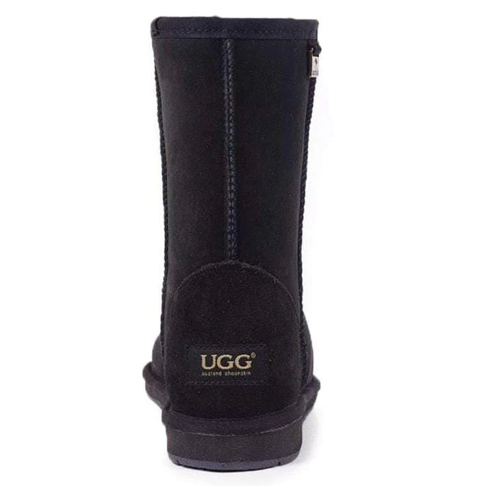 Ugg womens classic sales short boots black