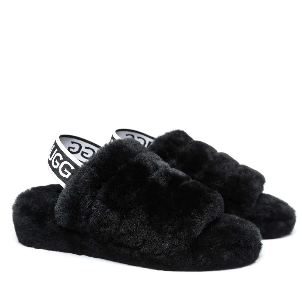 Black sales uggs slides