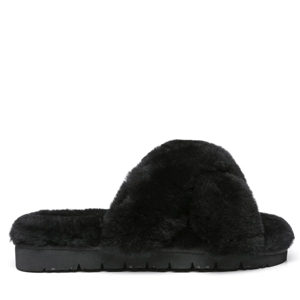 UGG Fluffy Cross Slides Original UGG Australia Classic