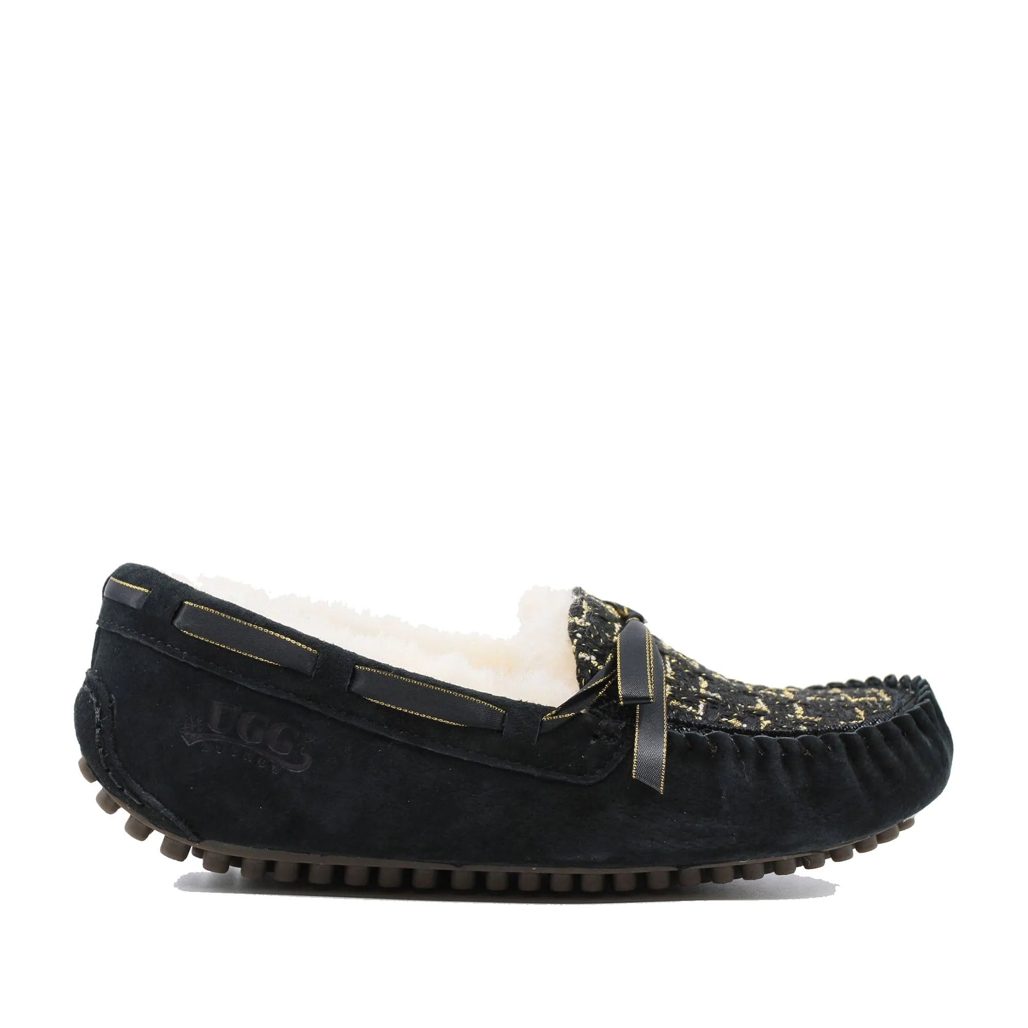 Womens black best sale ugg moccasins