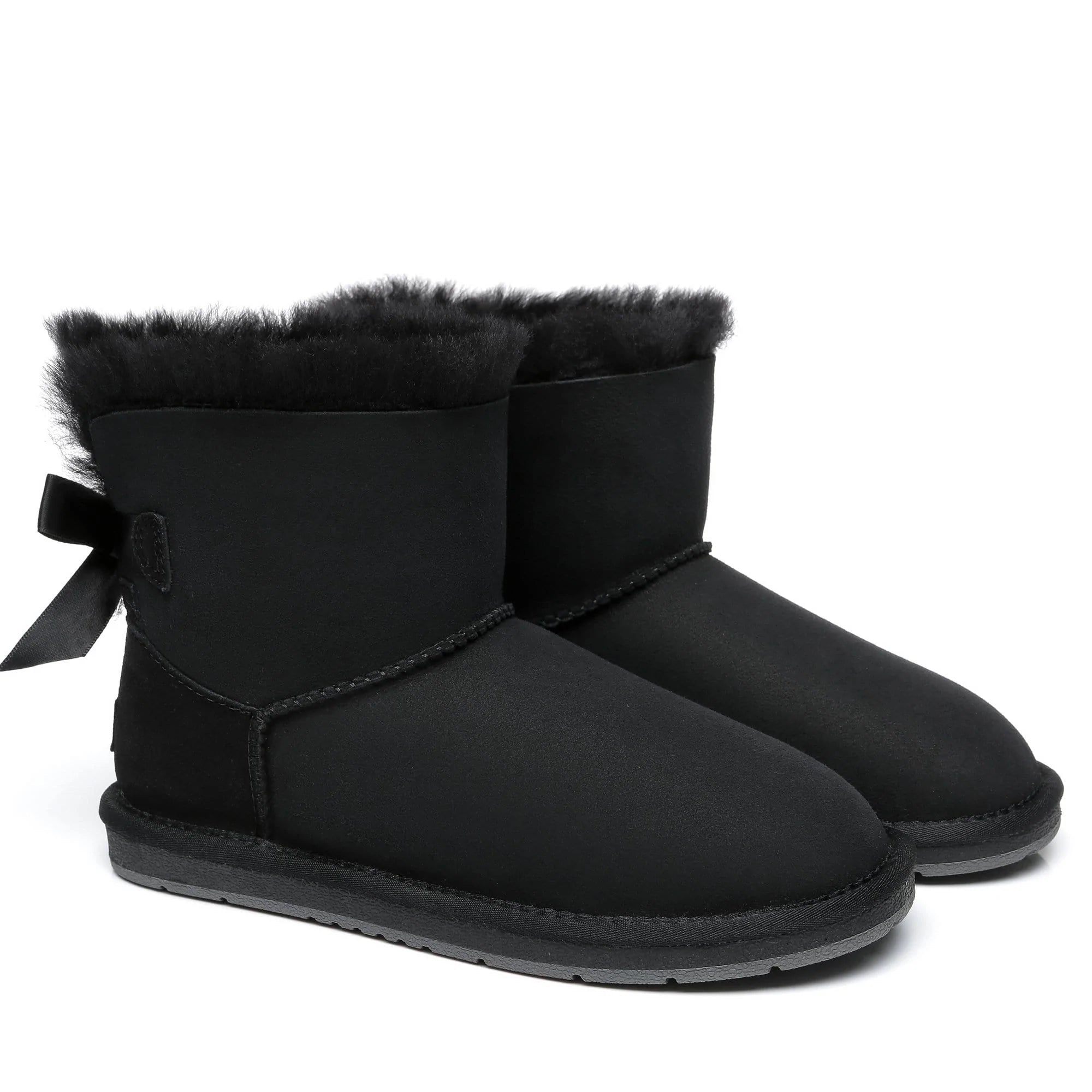 Ugg boots with bows at the back deals