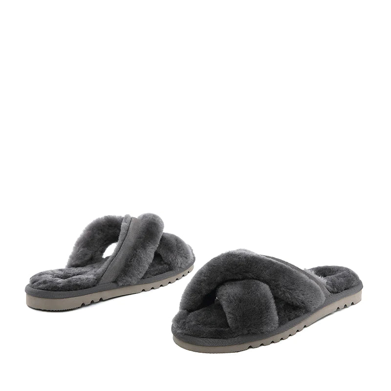 Ugg sales crossover slippers
