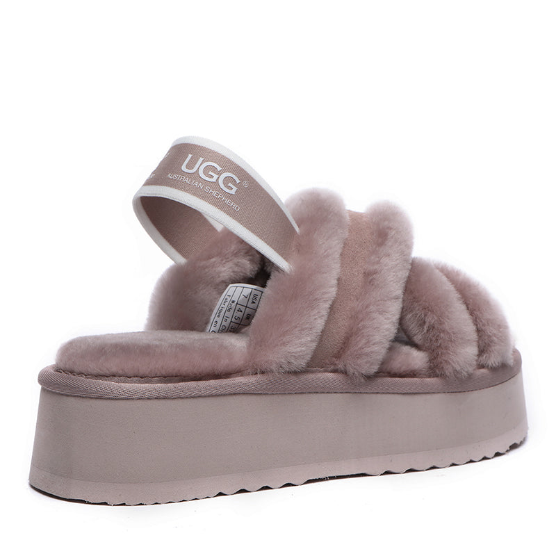 Ugg Scuffette Pink Snow Leopard Ugg Slippers Scuffette II