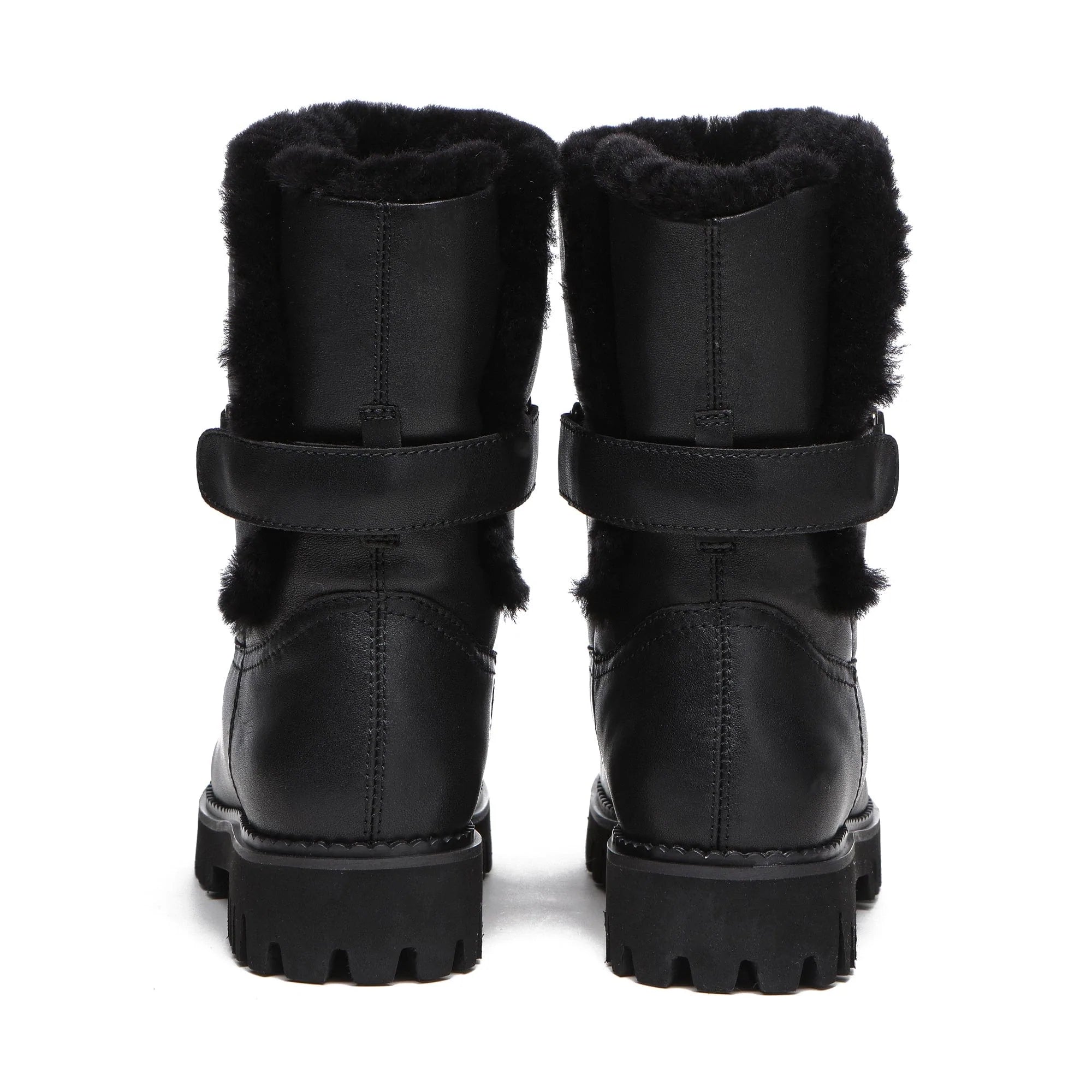Ugg australia shearling lined suede moto online boots