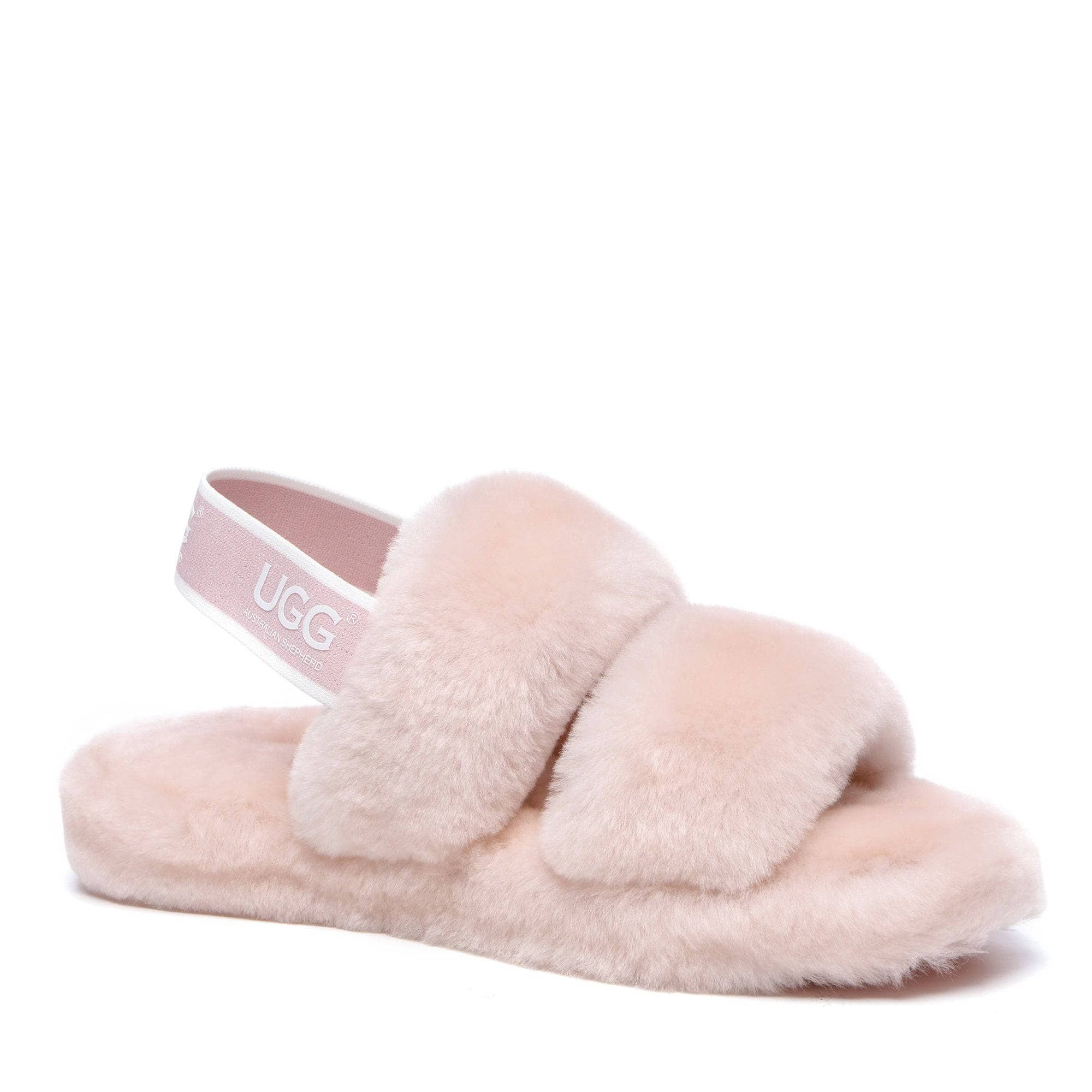 Fluffy Slippers Light Pink Ugg Fluff Yeah Slide Poppy Pink Ugg