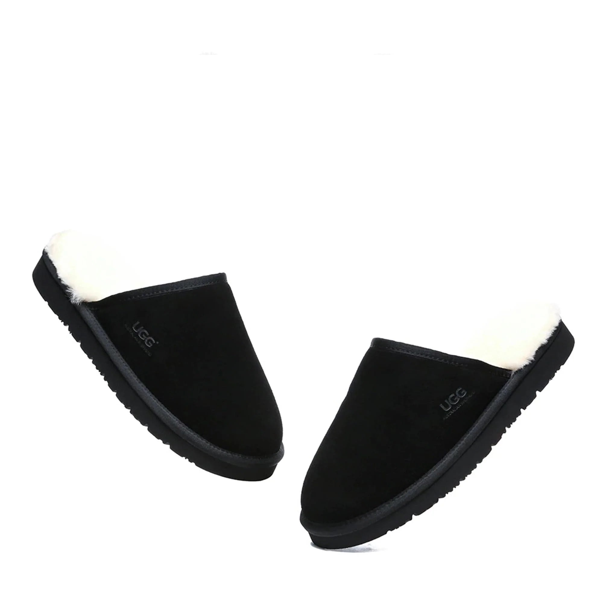 Mens black 2025 ugg slippers